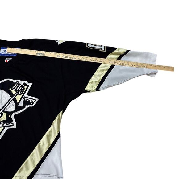 Pittsburg Penguins Jordan Stahl Jersey #11 Mens Medium 48 Black Reebok *READ* - Picture 8 of 10